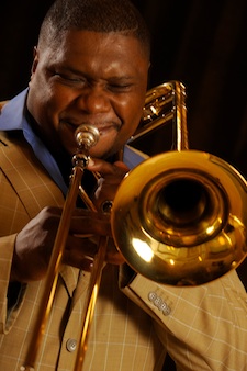 Wycliffe Gordon will be among the featured artists performing with The University of Scranton Jazz Band on Saturday, Oct. 19, in the Houlihan-McLean Center. The event is free and open to the public. It is presented in conjunction with the University’s hosting of the 23rd annual national conference of the Lilly Fellows Program in Humanities and the Arts.